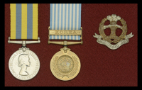 Pair: Private T. Jones, Middlesex Regiment

Korea 1950-53, 1st issue (22451450 Pte T Jones MX) additionally marked...