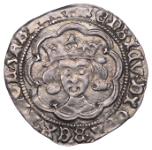 Henry VI (Restored, 1470-1471), Groat, London, mm. cross pattée, reads henricv and franc, nothing over crown,...