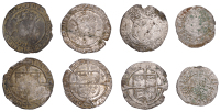 Henry VIII, Third and Posthumous coinages, Groats (3) and Groat [4]. Poor to fair 	 £80-£100