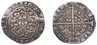 Edward IV (First reign, 1461-1470), Light coinage, Groat, London, class VI/VIII, mm. sun on obv., rose on rev.,...