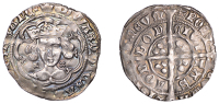 Edward IV (First reign, 1461-1470), Light coinage, Groat, London, class VII, mm. crown, quatrefoils by neck, fleur...
