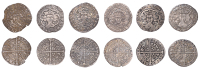 Miscellaneous, Edward IV, Light coinage, Groats (6), all London, various mm’s (N 1570ff; S 2000ff) [6]. Varied...