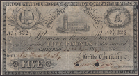 Lincoln and Lindsey Banking Company Limited, Gainsborough, £5, 22 November 1897, serial number G/G 322, George...