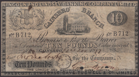 Lincoln and Lindsey Banking Company Limited, Gainsborough, £10, 22 November 1897, serial number B712, George Brown...