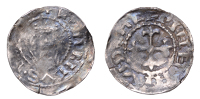 Henry I (1100-1135), Penny, Full Face/Cross Fleury type [BMC X], London, Alfwine, alfpine on lvnd:, 1.18g/6h (Allen...