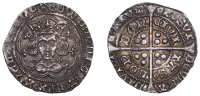 Edward IV (First reign, 1461-1470), Heavy coinage, Groat, London, class III, mm. rose, quatrefoils by neck, no...