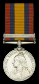Queen’s South Africa 1899-1902, 1 clasp, Rhodesia (11084 Pte. T. Austin, 60th. Coy. 17th. Imp: Yeo:) light...