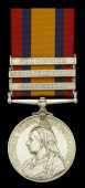Queen’s South Africa 1899-1902, 3 clasps, Cape Colony, Orange Free State, Transvaal (27946 Pte. J. Drury. 66th....