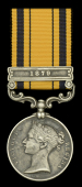 South Africa 1877-79, 1 clasp, 1879 (Pte. W. Gobela. Herschel Nat: Contgt.) polished, good fine	 £260-£300