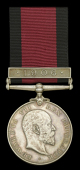 Natal 1906, 1 clasp, 1906 (Tpr: L. J. Mare, Umvoti Mtd. Rifles.) very fine	 £100-£140