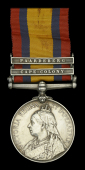 Queen’s South Africa 1899-1902, 2 clasps, Cape Colony, Paardeberg (2851 Pte. J. Inglis, 1: High: Lt. Infy.) good...