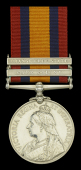 Queen’s South Africa 1899-1902, 2 clasps, Cape Colony, Orange Free State (6456 Pte. C. Sergent, 62nd Coy. Imp:...