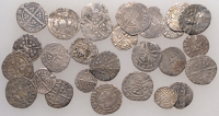 Miscellaneous, Edward I to Henry VIII, Pennies (22, the majority of York), Halfpence, etc (5, all London), various...