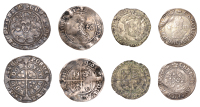 Miscellaneous, Henry VI to Charles I, Groats (3); together with a contemporary imitation of an Elizabeth I Sixpence,...