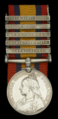 Queen’s South Africa 1899-1902, 5 clasps, Cape Colony, Orange Free State, Transvaal, South Africa 1901, South...