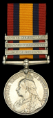 Queen’s South Africa 1899-1902, 3 clasps, Cape Colony, Orange Free State, South Africa 1901 (43101 Bomb: F. King,...