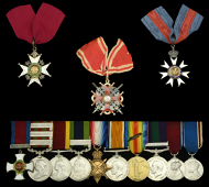 A very fine Great War C.B., C.M.G., Edward VII Waziristan 1902 D.S.O. group of thirteen awarded to Brigadier-General...