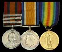 Three: Private A. S. Fyall, Royal Army Medical Corps, later Royal Scots

Queen’s South Africa 1899-1902, 3...