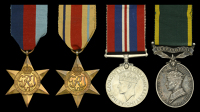 Four: Private S. R. Lucas, Essex Regiment, who was captured and taken Prisoner of War

1939-45 Star; Africa Star;...