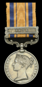 South Africa 1877-79, 1 clasp, 1878 (Pte. F. Hasenjaeger. Peddie Burghs.) toned, extremely fine and unique to unit	...