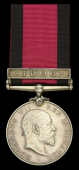 Natal 1906, 1 clasp, 1906 (Pte: S. D. Mc.Donald, 2nd Royston’s Horse.) good very fine	 £100-£140