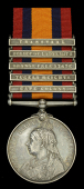 Queen’s South Africa 1899-1902, 5 clasps, Cape Colony, Tugela Heights, Orange Free State, Relief of Ladysmith,...