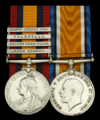Pair: Lance-Corporal A. Brown, Cape Peninsula Garrison Regiment, late Belfast Imperial Yeomanry with whom he was...