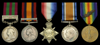 Five: Warrant Officer Class 2 A. Gauld, Seaforth Highlanders

India General Service 1895-1902, 1 clasp, Relief of...