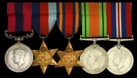 A Second War ‘Madagascar’ replacement D.C.M. group of five awarded to Sergeant R. O. Jones, Royal Welsh...