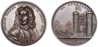 Apprentice Boys of Derry Club (Founded 1814), a bronze medal by W.S. Mossop, bust of George Walker almost facing,...
