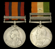 Pair: Private A. McCarthy, Duke of Edinburgh’s Own Volunteer Rifles

Queen’s South Africa 1899-1902, 1 clasp,...