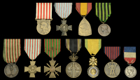 Belgium, Kingdom, Commemorative Medal for the Great War, bronze; Volunteers Medal 1940-45, bronze; Prisoners of War...