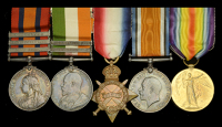 Five: Trooper W. S. Percival, South African Constabulary, later Rifleman, 1st South African Mounted...