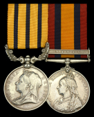 Pair: Corporal A. Bishop, Royal Army Medical Corps, late Medical Staff Corps, who died of disease at Mooi River in...