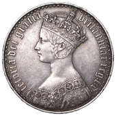 Victoria (1837-1901), ‘Gothic’ Crown, 1847, edge undecimo, 28.31g/6h (ESC 2571; S 3883). Numerous small marks...