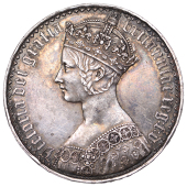 Victoria (1837-1901), ‘Gothic’ Crown, 1847, edge undecimo, 28.28g/6h (ESC 2571; S 3883). Several edge bumps,...