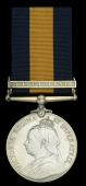 Cape of Good Hope General Service 1880-97, 1 clasp, Basutoland (Tpr. J. McCarlie Landrey’s Horse) Cape style...