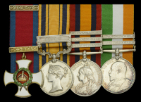 A fine and rare Boer War D.S.O. group of four awarded to Major G. C. Palmes, South Wales Borderers

Distinguished...