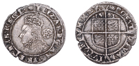 Elizabeth I (1558-1603), Sixth issue, Sixpence, 1591/0, mm. hand, bust 5A, 2.80g/9h (N 2015; S 2578A). Some surface...