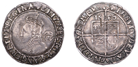 Elizabeth I (1558-1603), Fifth issue, Sixpence, 1580, mm. Latin cross, 2.95g/12h (N 1997; S 2572). Toned, good fine	...