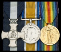 An outstanding Great War ace’s D.S.C. group of three awarded to Captain C. B. Ridley, Royal Air Force, late Royal...