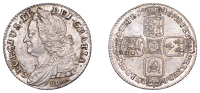 George II (1727-1760), Sixpence, 1746 lima (ESC 1757; S 3710). Lightly toned and lustrous, good extremely fine	...