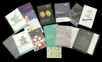 Elizabeth II, definitive coins sets (9) 2013, 2014, 2017, 2018 2019, 2020, 2021, 2022, 2023; together with other...