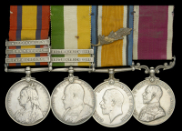 Four: Colour-Sergeant W. Hammond, Scots Guards, later Quartermaster and Lieutenant Oxford University Officers...