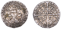 Edward IV (First reign, 1461-1470), Light coinage, Groat, class VII, London, mm. crown, quatrefoils by neck, large...