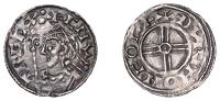 Cnut (1016-1035), Penny, Short Cross type, York, Thorgrimr, ðvrim on eofe, 0.96g/12h (BEH 811; N 790; S 1159). Very...