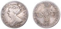 Anne (1702-1714), Shilling, 1703, second bust, vigo (ESC 1388; S 3586). Toned, fine	 £100-£120