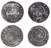 Henry II, Short Cross coinage, Penny, class Ib1, Oxford, Richard, ricard· on· oxe, 1.00g/2h (SCBI Mass 460; N 963;...