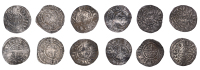 Richard I to Henry III, Short Cross Pennies (6), various classes and mints [lot]. Fair to fine 	 £100-£120