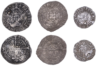 Henry VII, Facing Bust issue, Groats (2), class IIIc, mm. anchor, crown with inner arch plain, 2.83g/9h (N 1705c; S...